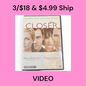 Closer DVD 📀